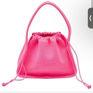 Alexander Wang Vibrant Pink Drawstring Shoulder Bag
